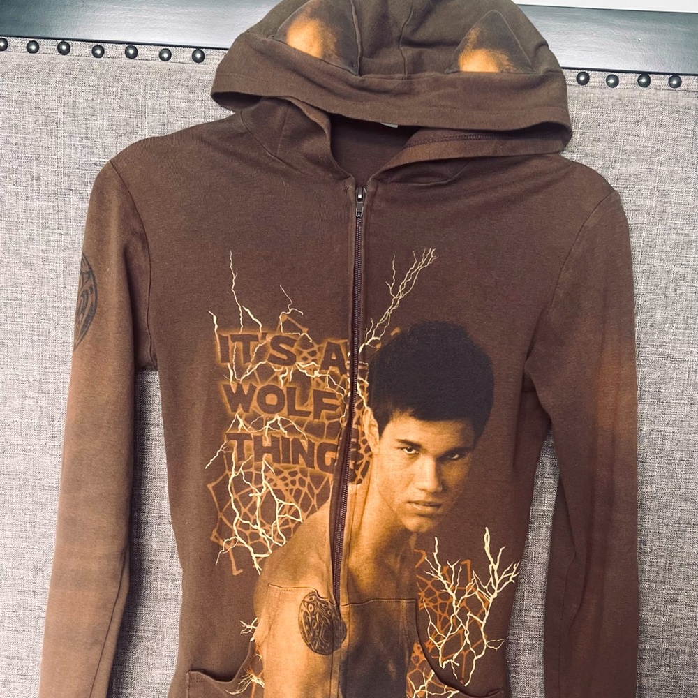 Twilight New Moon Jacob Wolf hoodie